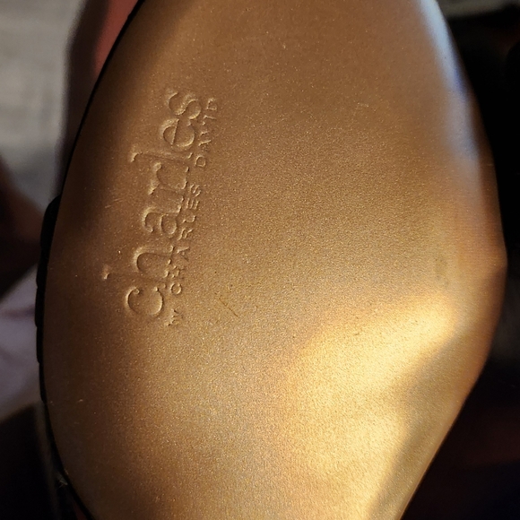 BNWOB CHARLES DAVID OPEN TOE WEDGE SHOES - Picture 7 of 14